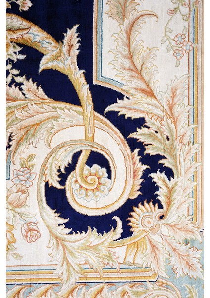Art Ipek 230 Line 199X302 Mavi 17075-8 El Dokuma Halı ~ 6.01 M2