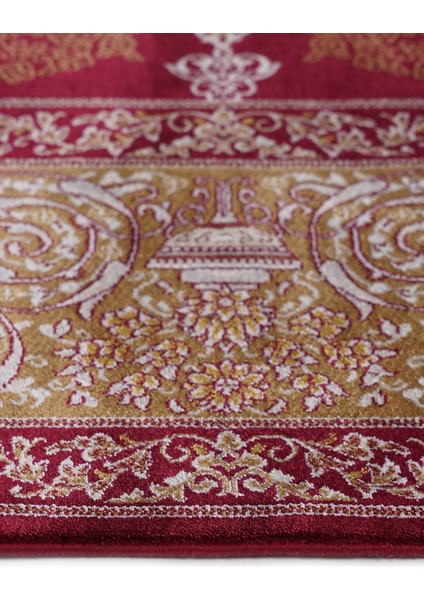 Kumkapı 0230U Bordo / Hardal 131X194 Halı