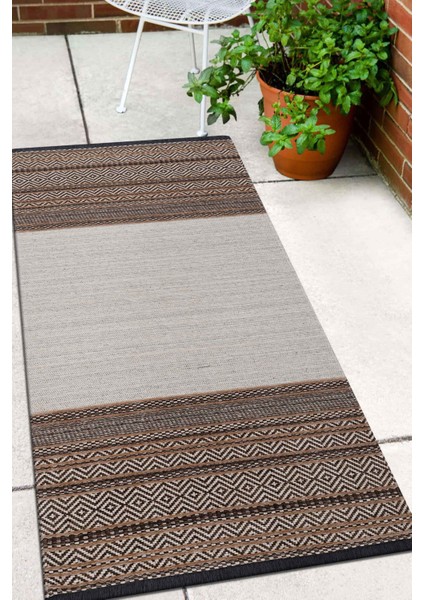 Handy Kilim KLM03 Krem / Kahverengi / Siyah 80X150