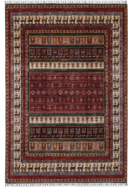 Şal 17053 214X288 Renkli El Dokuma Halı ~ 6.16 M2 fiyatları