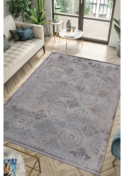 Allure 17497A Bej 80X150 Yolluk Halı ~ 1.2 M2