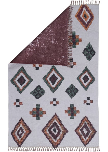 Soho Kilim 10 Beyaz / Renkli 120X180 ~ 2.16 M2