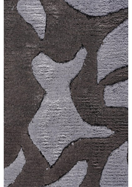 Nepal 3537 Antrasit / Kahverengi 170X240 El Dokuma Halı ~ 4.08 M2