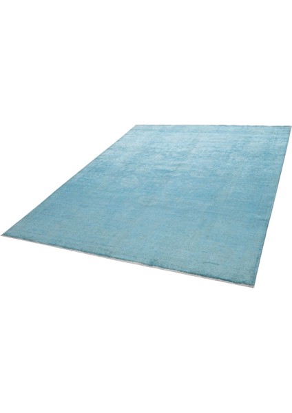 Overdye Exclusive Mavi El Dokuma Halı 237X294 ~ 6.97 M2