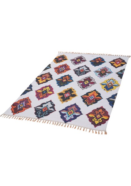 Soho Kilim 01 Krem / Renkli 120X180 ~ 2.16 M2