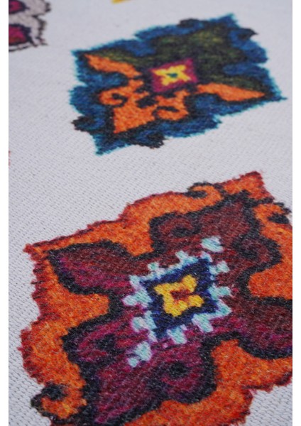 Soho Kilim 01 Krem / Renkli 120X180 ~ 2.16 M2