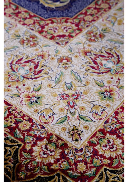Kumkapı Lux 8055C Lacivert / Krem 200X300 Halı ~ 6 M2 fırsatları