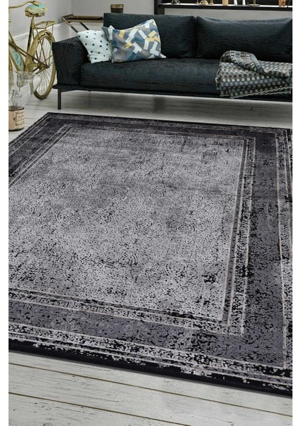 Elite 0858B Siyah 160X230 Halı ~ 3.68 M2