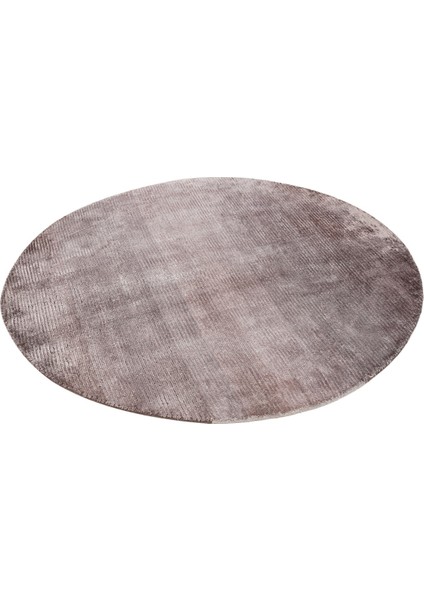 Nepal 3513 Bej Daire El Dokuma Halı 154X154 ~ 2.37 M2