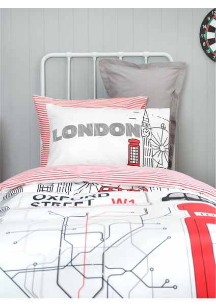 Young London %100 Pamuk Tek Kişilik Nevresim Takımı fırsatları