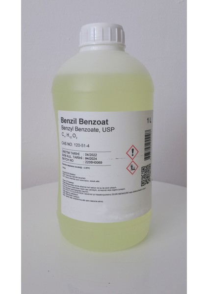 Benzoil Galenik Benzil Benzoat 1 Lt