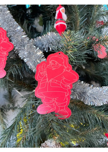 Noel Baba Yılbaşı Süsü 6 Adet