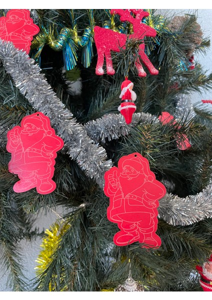 Noel Baba Yılbaşı Süsü 6 Adet