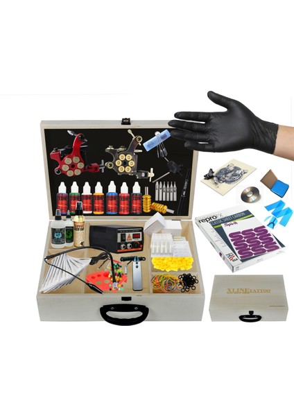 Çantalı Tattoo Dövme Makinesi Full Set - BM-999