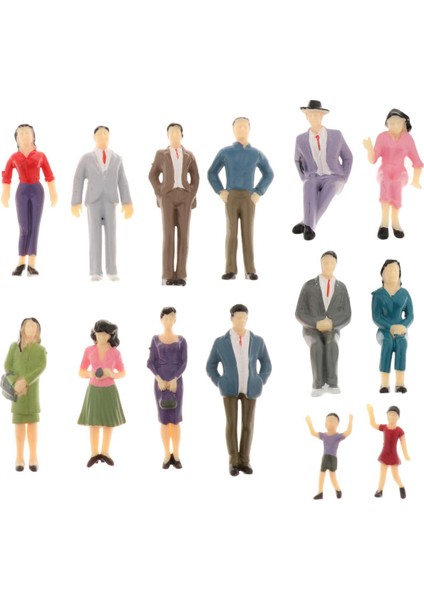 Plastik 1:25 Ölçekli Mimarlık Modeli Tren Insan Figürleri G Gauge Minyatür (Yurt Dışından) fiyatları