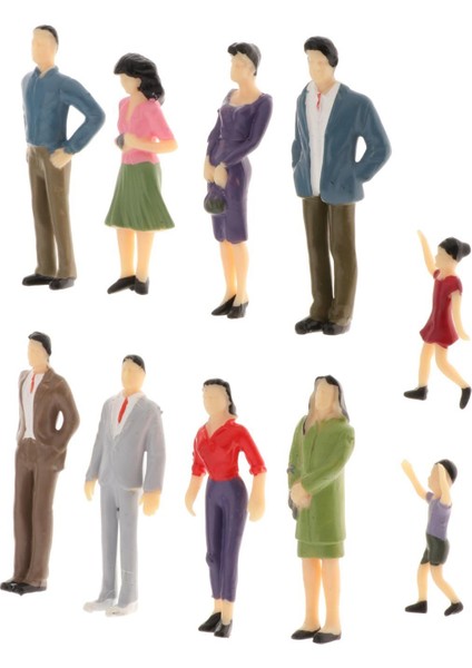 Plastik 1:25 Ölçekli Mimarlık Modeli Tren Insan Figürleri G Gauge Minyatür (Yurt Dışından) indirimleri