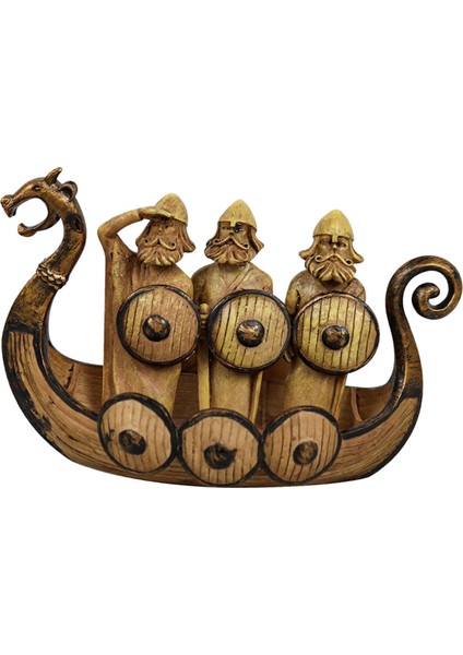 Oda Dekorasyonu Için Gemi Yelkenli Kiti Brülörü 19X10X13CM (Yurt Dışından)
