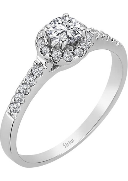 G Renk Toplam 0,51 Karat Pırlanta Tektaş Yüzük 0404R0038 modelleri