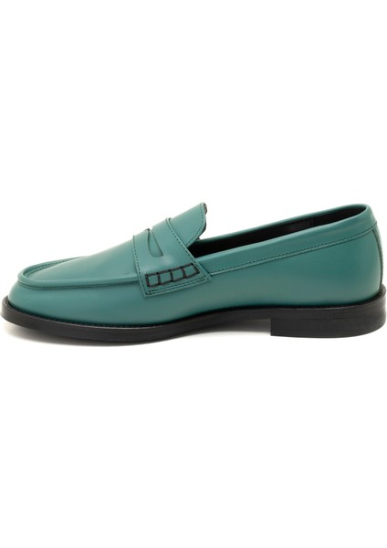 Aldea Yeşil Kadın Deri Loafer modelleri