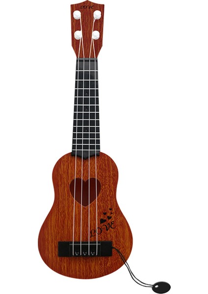 Strade Store Kids Ukulele Gitar Oyuncak Eğitim Öğrenme Oyuncak Beceri Baby Brown Için Geliştirme 38X12.5CM (Yurt Dışından)