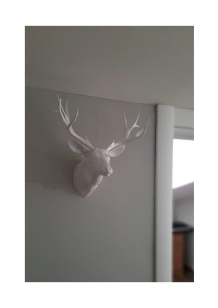 Geyik Kafası Duvara Asmalık -Yılbaşı Kış Dekorasyonu fiyatları