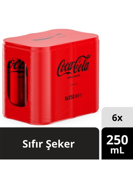 Şekersiz Kutu 6X250 ML