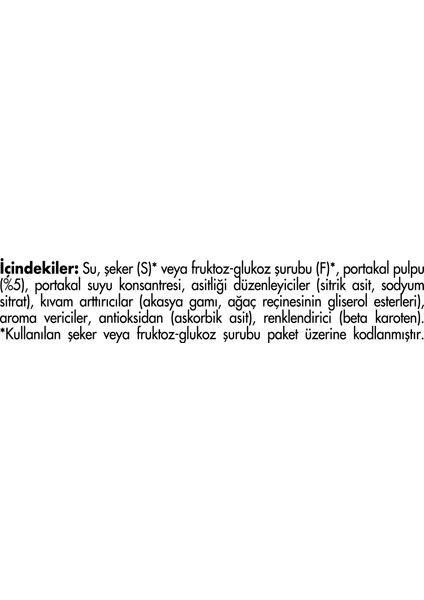 Pulpy Portakallı İçecek Pet 1 Lt