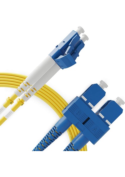 Fiber Optik Patch Kablo Sc - Lc Patchcord Duplex 2.0mm 9/125(OS2) Single Mode 2 Metre