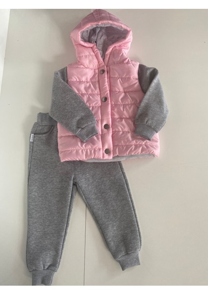 Kız Çocuk Şişme Ceket Eşofman Altı Takım fiyatları