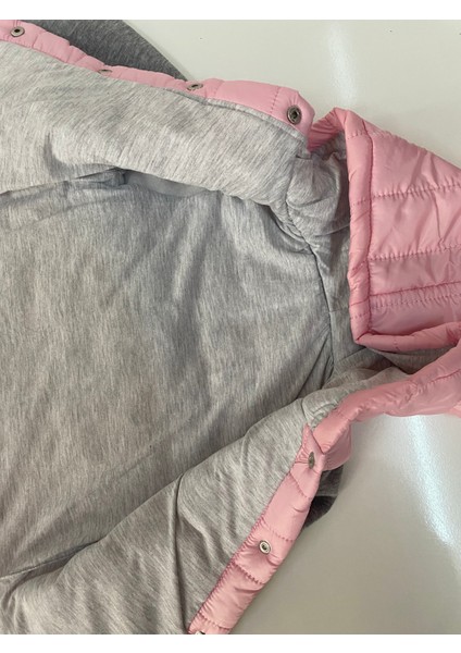 Kız Çocuk Şişme Ceket Eşofman Altı Takım modelleri