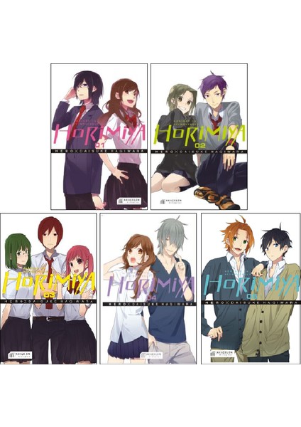 Horimiya 1 - Horimiya 2 - Horimiya 3 - Horimiya 4 - Horimiya 5