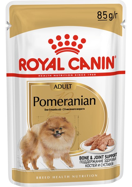 Pomeranian Irkı Yetişkin Yaş Köpek Maması 85 gr X12 Adet
