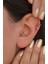 Kıvrımlı Çelik Spiral Piercing 6 mm Tragus Helix Kıkırdak Gümüş Renk 1