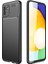 Samsung Galaxy A03 Kılıf Karbon Dokulu Sert Silikon Arka Kapak Negro Siyah 1