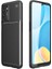 Oppo A16 Kılıf Karbon Dokulu Sert Silikon Arka Kapak Negro Siyah 1