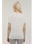 W-GF80 Alına Mınımal T-Sh Ekru Kadın Kısa Kol T-Shirt 2