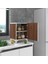 Kenzlife mutfak dolabı mine 048*030*032 cvz kapaklı ayaklı banyo evrak ofis kitaplık ayakkabılık kiler 4