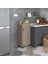 Kenzlife mutfak dolabı zehra 108*030*032 crd kilitli tekerlekli banyo evrak ofis kitaplık ayakkabılık kiler 5