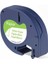 Puun Dymo Letratag 59422 Plastik Beyaz Etikete Siyah (S0721660) (12MM x 4m) 2
