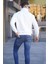 Ekru Baskılı Fermuarlı Sweatshirt 6001 2