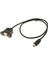 Mini USB 5 Pinli Erkek USB 2.0 B Dişi Panel Montaj Kablosu (Yurt Dışından) 3