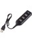 Mini 4 Bağlantı Noktası USB Hub 2.0 Splitter Adaptör Kablo Bağlantısı Hızlı Şanzıman (Yurt Dışından) 1