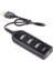 Mini 4 Bağlantı Noktası USB Hub 2.0 Splitter Adaptör Kablo Bağlantısı Hızlı Şanzıman (Yurt Dışından) 2