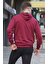 Bordo Kapüşonlu Sweatshirt 4721 2