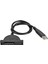 Yüksek Hız Için Sata - USB 2.0 Kablo Taşınabilir Güç Arabirimi Adaptörü (Yurt Dışından) 4