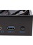 Usb3.0 2port Optik Sürücü Ön Paneli USB Hub+Güç Anahtarı Düğmesi (Yurt Dışından) 3