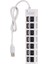 USB Usb2.0 Multi Hub Splitter Adaptör LED Pc Dizüstü Bilgisayar Beyaz Için Yüksek Hız (Yurt Dışından) 2