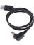 Usb2.0 Erkek -B Tip 90 ° Aşağı Açı Adaptör Şarj Kablo Kablosu Kablosu (Yurt Dışından) 5