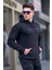 Siyah Basic Kapüşonlu Sweatshirt 6002 1