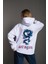 Unisex Önü Dragon Yazılı Sırt Dragon Baskılı Kapüşonlu Oversize Sweatshirt 1